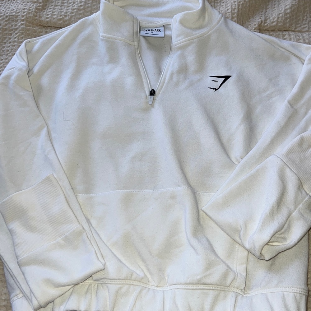 Gymshark cropped quarter zip
